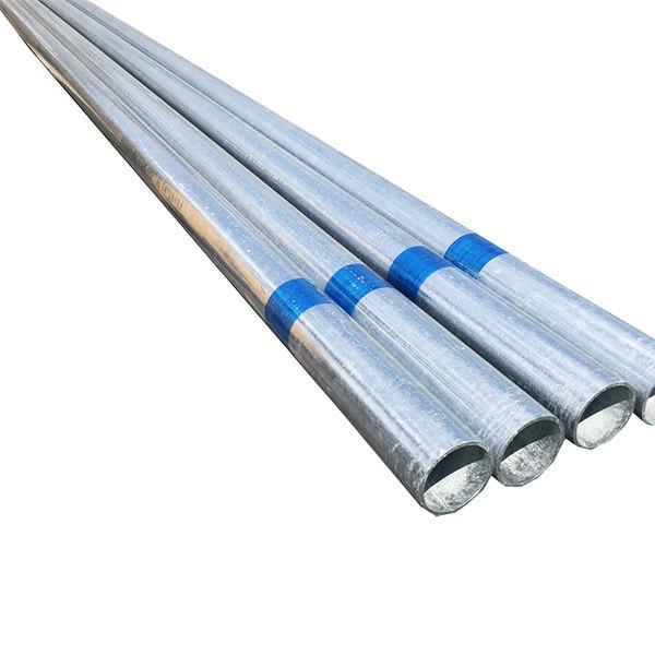 A tubulação de aço sem emenda galvanizada 12 pés Sch 80 galvanizou o tubo do quadrado
