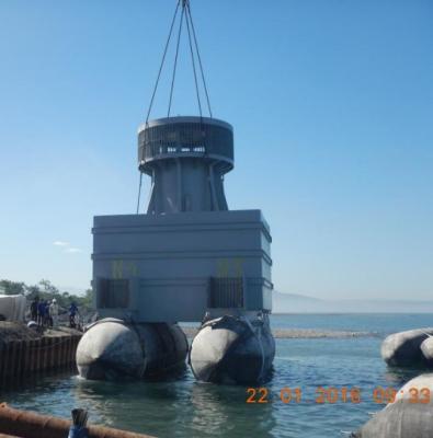 Floating Type Marine Salvage Airbags Good Air Tightness Sunken Barge Launching Airbags