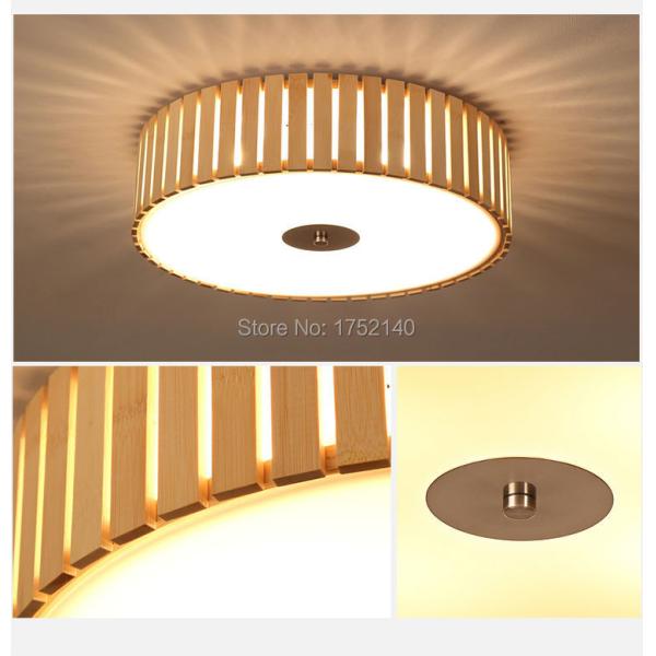 Handmade Bamboo Ceiling Lights. round D48cm Living room Bedroom Art Deco lighting(WH-WA-32)