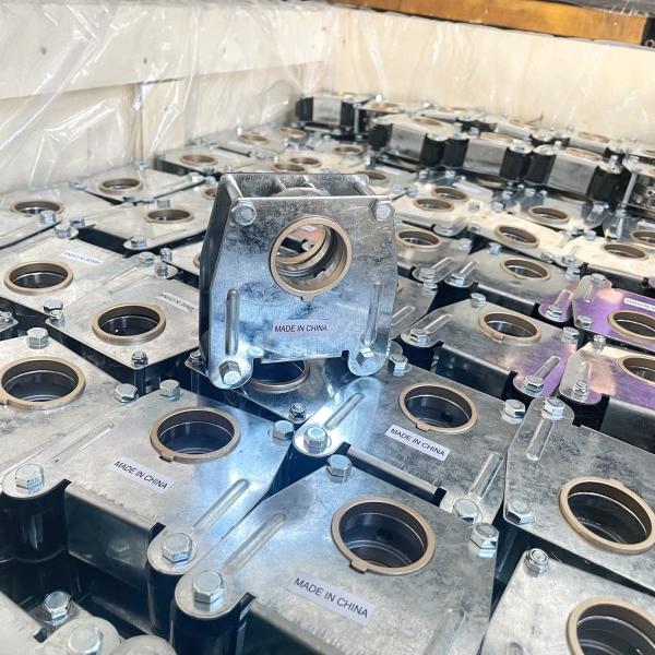 Composants du système d'engrenage de ventilation de serre galvanisé à chaud
