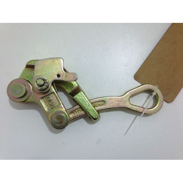 Heavy-Duty 2-Ton Cable Pulling Clamp with Anti-Slip Serrated Jaws for 4-22mm Wire Ropes