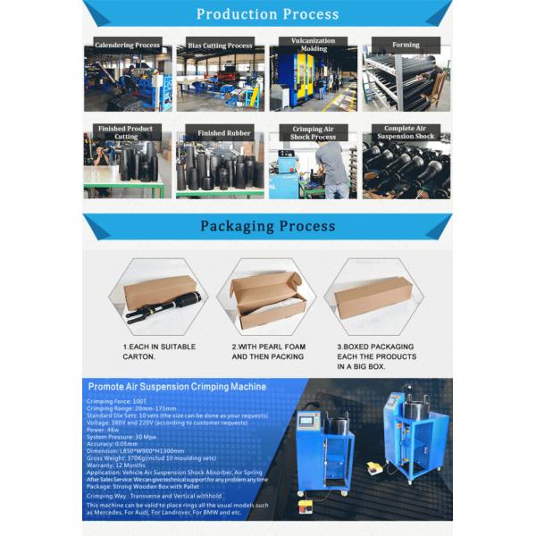 Фронт частей W164 GL450 автомобиля амортизатора воздуха без OEM удара воздуха распорки воздуха ADS 1643206113 1643204513