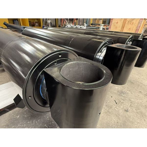 ODM OEM Luffing Double Hydraulic Cylinder Heavy Duty With Hard Chrome Plated Piston Rod
