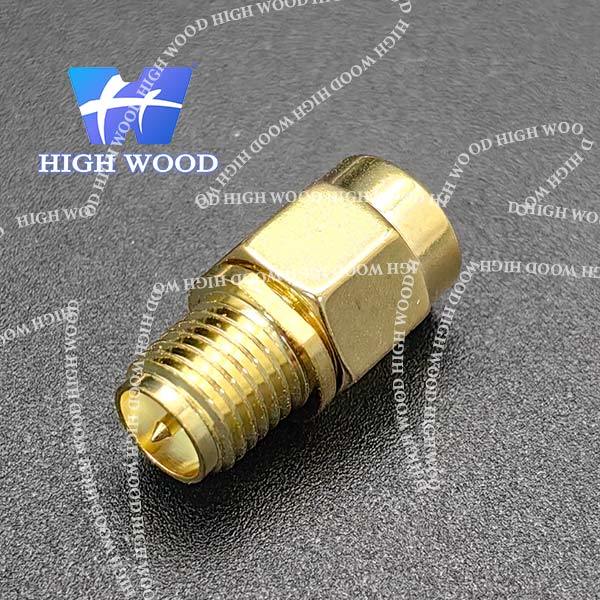 SMA Series RF Coaxial Connector,SMA Straight Plug to Flange Jack JJ