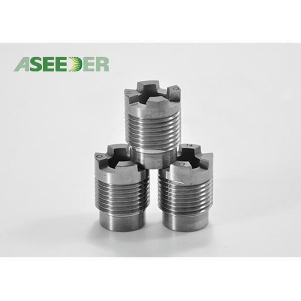 Cross Groove Oil Spray Head Thread Nozzle For Oil / Gas Industry