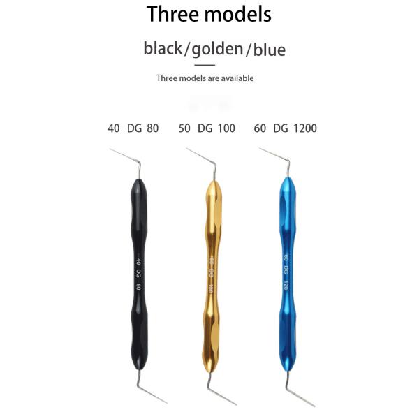 0.4mm 0.5mm Endodontic Hand Plugger Endo Dental Accessories Blue Golden