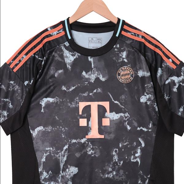 Bayern Munich Away Fan Jersey Retro Design Unisex Polyester