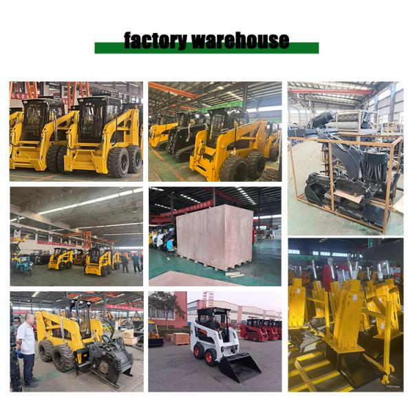 35hp Mini Skid Steer Loader  Exw Works Skid Steer Loader Brand New Small Crawler Front End Loader with Cabin