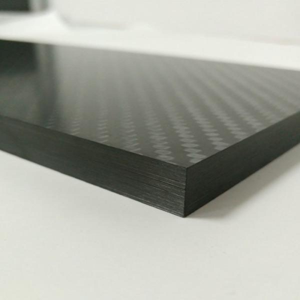 3K Twill Matte Carbon Fiber Plate 0.3mm Thickness For Tripod