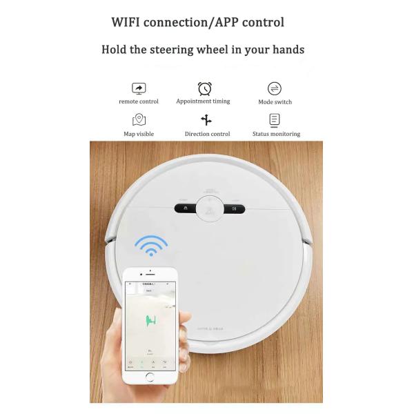 Робот уборки пола управлением приложения Wifi пылесоса робота Tuya умный с цистерной с водой