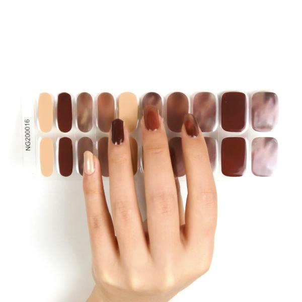 Non Toxic Nail Art Wraps Sticker Decals Strips for Fashionable Nails Beauty Products