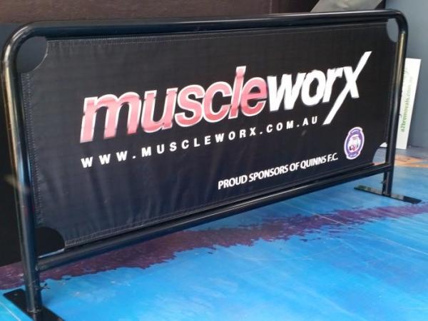 OEM Large Mesh Banners Digital Printing With Metal Eyelets Rectangular