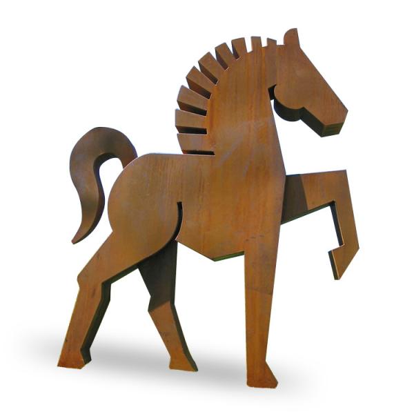 SGS TUV Modern Corten Outdoor Bronze Statues Bronze Yard Statues 175cm