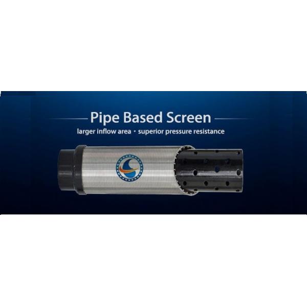 Pipe Based Wrapped Sand 132mm Dia V Wire Screen Tube Stainless Steel Grade 316l
