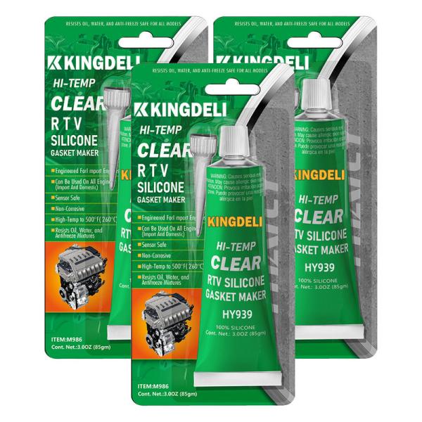 Neutral Cure RTV de alta temperatura Silicone selante preto para bomba automática