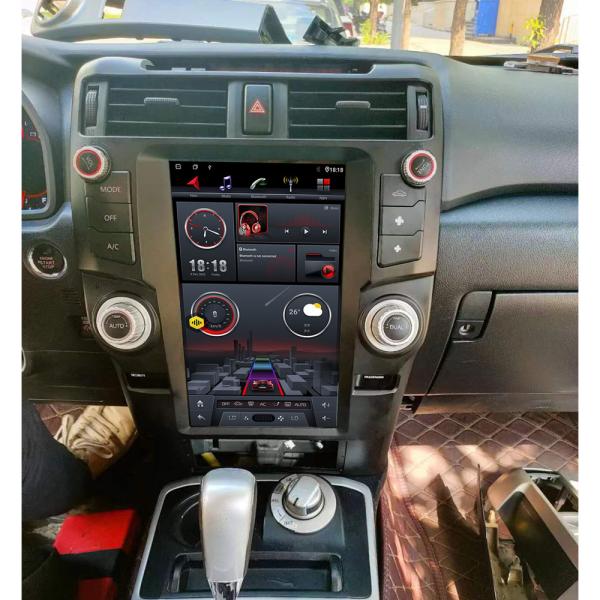 Toyota 4Runner 2010-2023 Автомобильная мультимедия 13,6 дюйма Вертикальный экран с Carplay GPS