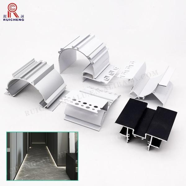 Extruded Aluminium Profiles For Led Tape Installation Mill Finished 10mm Wide