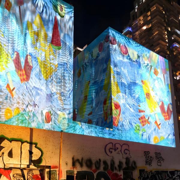 Architectural Projection WALL Projector Wall System 3D Video Mapping On Building