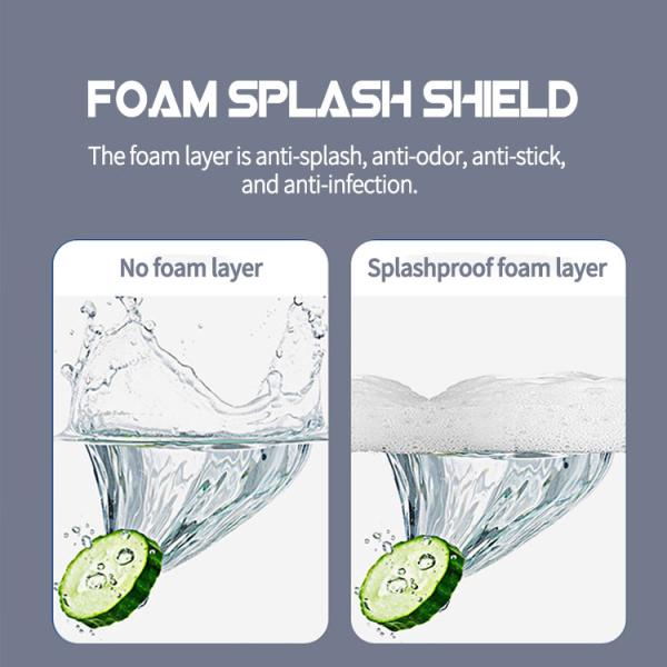 Wall Mounted Siphon Jet Flushing Toilet With Remote Control And P-Trap Drainage