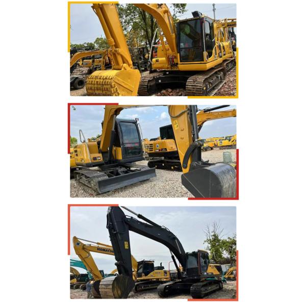 Excavadora com motor Cummins modelo 245Y de segunda mão