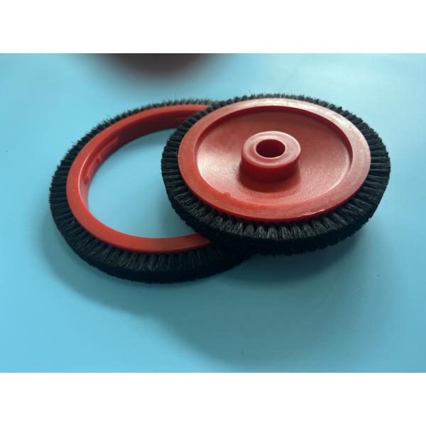 Monforts Stenter Machine Parts Big And Small Red Brush Wheel Black Hair Standard Size