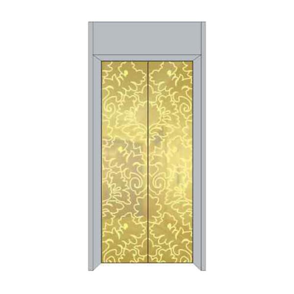 304 410S Elevator Stainless Steel Sheet Plate Etching Mirror PVD Gold Coated