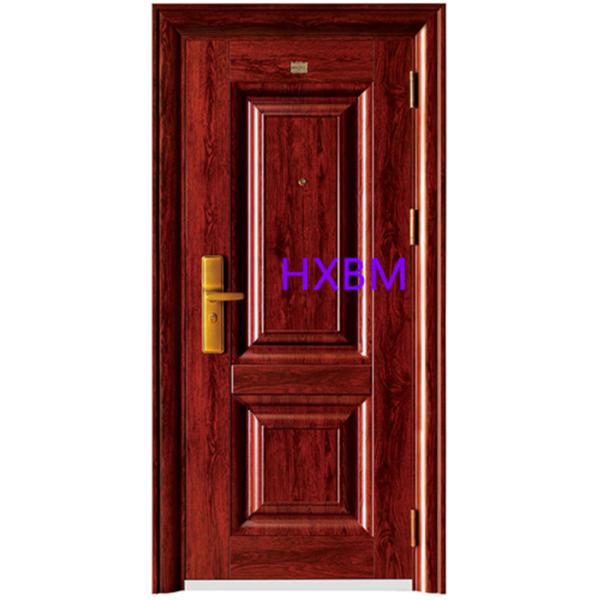 Двери безопасностью основного входа деревянного похищения цвета анти- внешние стальные для роскошного дома