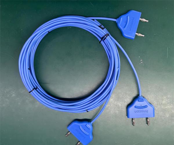 5000V 3050mm bleu Isolation, anti-interférence câble bipolaire assemblage harnais de fil