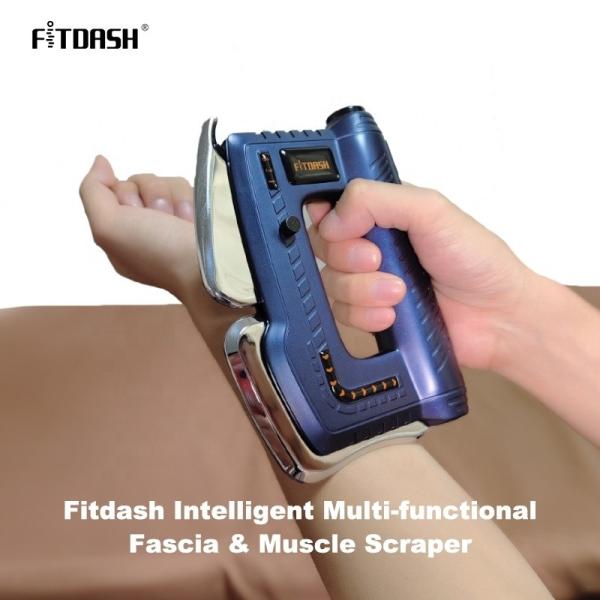 Fitdash EMS Heated Vibrating Muscle Scraper for Body Power Type-C Heated Gua Sha Tool