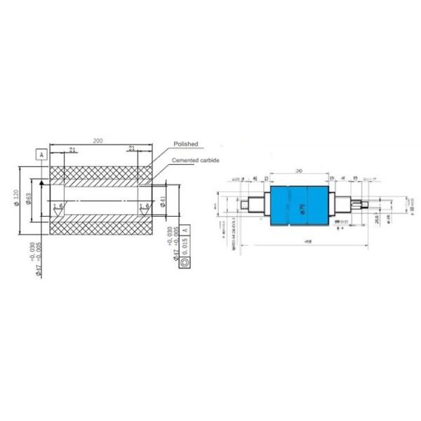 55mm 5CrW2Si Rolling Pelletizer Blades And Pelletizer Knife Production Of Biomass