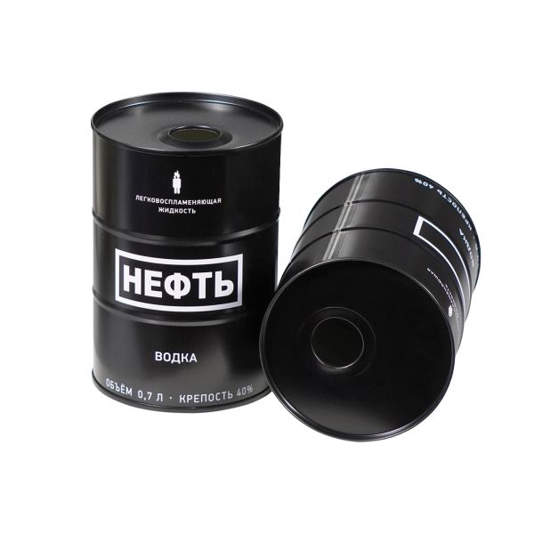 Factory Supply Customized High Quality Empty 700ml Round Vodka Packaging Red Metal Wine Tin Can With Plastic Lid