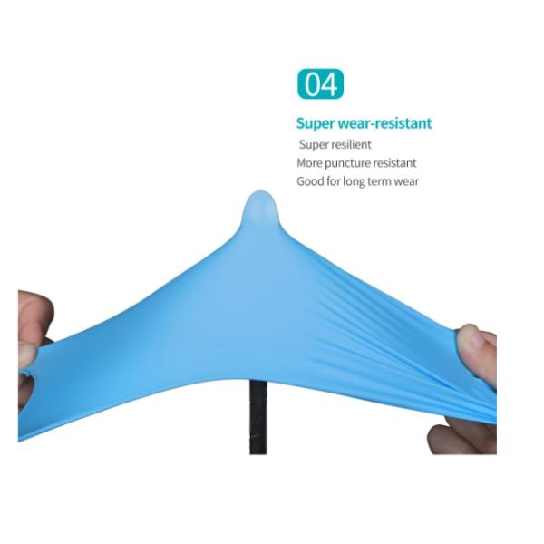 Hypoallergenic Nitrile Disposable Medical Gloves Break Resistant