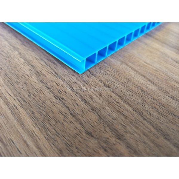 UV-proof Recyclable Waterproof Plastic Sheet Corrugated PP Sheet for Industrial Packaging