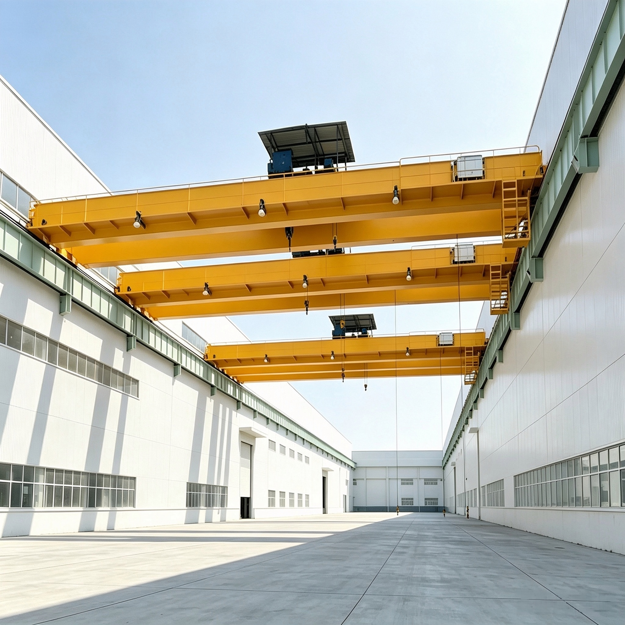 16t low noise smooth running precise positioning Double Girder Overhead Crane for metal ingot handling foundry workshop indoor lifting operations