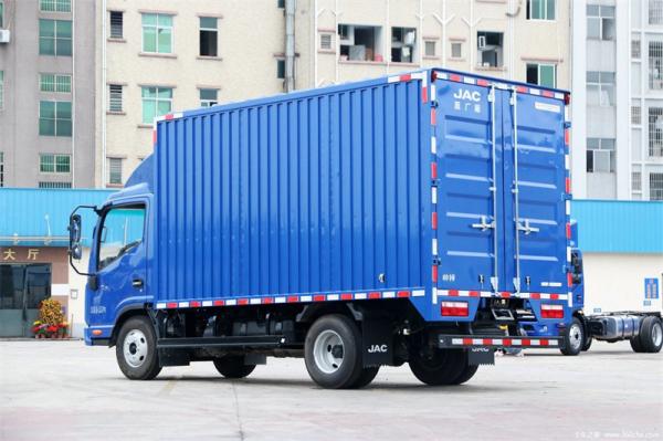 Chinses Manufactuer logistics and transportation 4x2 JAC Cargo Van Box Truck with 2 ton 3 tons loading capacity