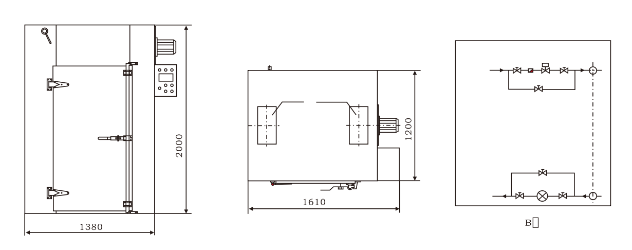 Industrial Stable Air Circulating Oven Low Temperature Drying For Granules Slurry Powders