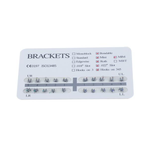 0.022/0.018 Slot Orthodontic Bracket Box Paper Pack