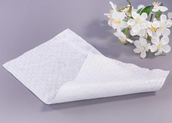 80g Spunlace Non Wovens Fabric For Dry Wipes Material Raw White