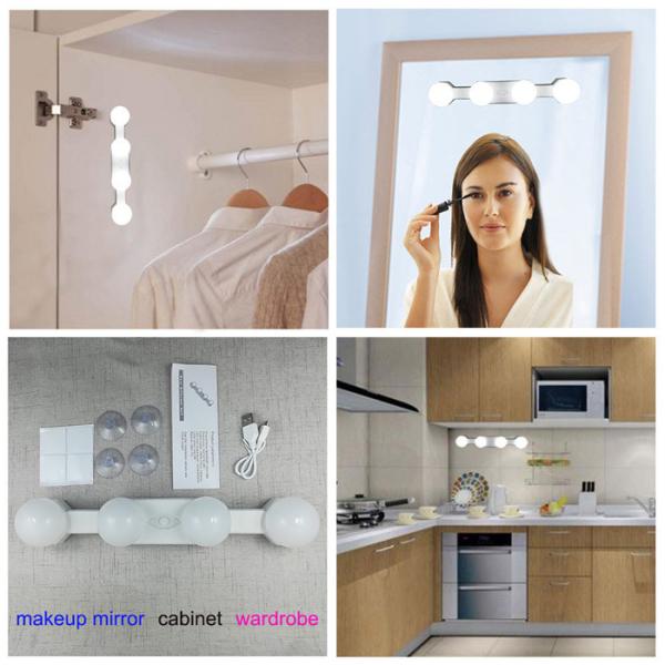 Simple LED Makeup Vanity Lights 4W 120LM Flash Closet Dressing Room Home