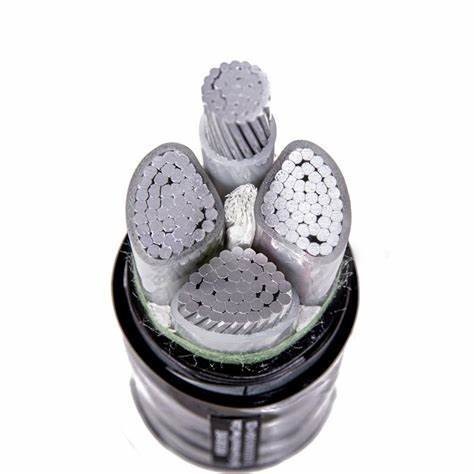 600mm2 NA2XY 1kv 4 Core XLPE Cable Aluminum Conductor XLPE Armored Cable