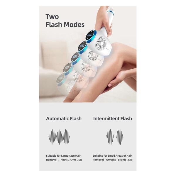 LCD Touch Screen 40W Intermittent Flash Justtide  Laser Hair Epilator