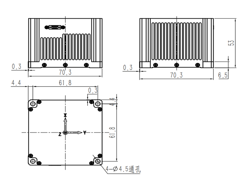 High Accuracy Compact Size Low Power Consumption Inertial Measurement Unit (IMU) for Aerospace and Robotics