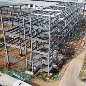 Modern Multi-Storey Steel Office Building With Feature Layout