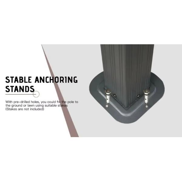 Toma Outdoor Pavilion Modern Style Galvanized Steel Deck Patio with  Design Dual Roofs