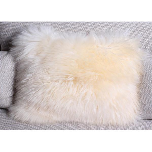 Подушки длинных шерстей декоративные для кресла, крышки подушек хода меха Брауна стула