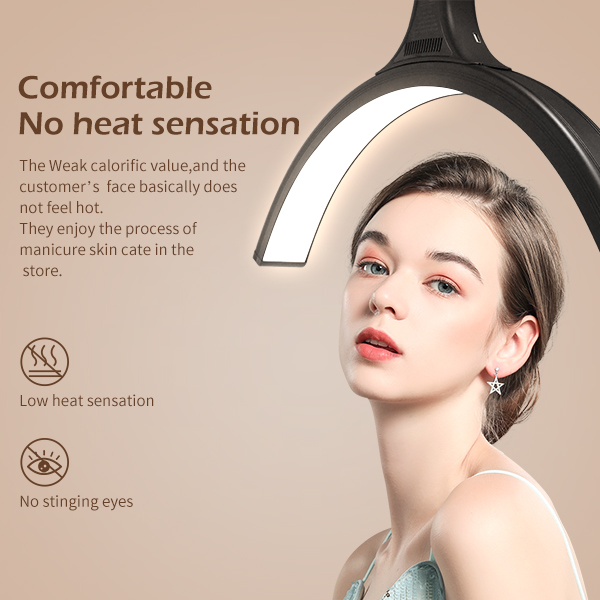 свет полумесяца СИД 60W для снимать лампу кольца Nailtech Eyebrown Eyelash красоты