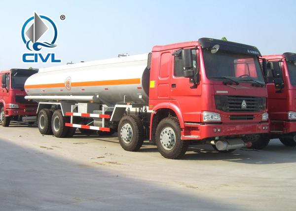 371hp Sinotruck Howo Oil Liquid Tanker Truck 8 X 4 38000L Fuel tanker truck