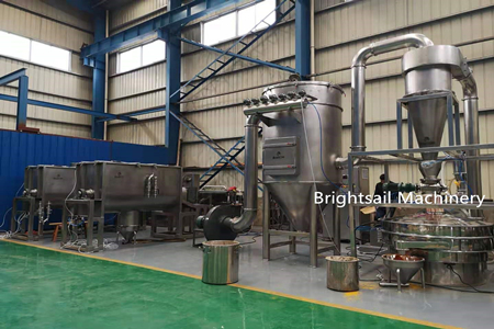 Food Grade Powder Grinder Machine Grain Hammer Mill 100 To 1000 Kg Per Hour