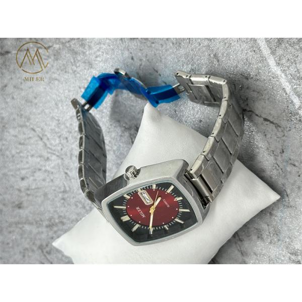Luxury Watch Business Waterproof Stainless Steel Square Quartz Watch Men