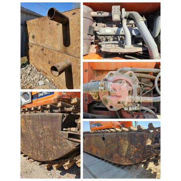 Well Maintained Doosan DX215-7 Marine Excavator Heavy Duty Used Construction Equipment